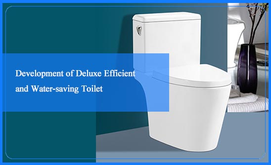 Development of Deluxe Efficient and Water-saving Toilet